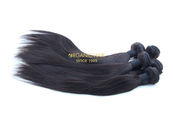 Different types of brazilian premium human hair extensions 